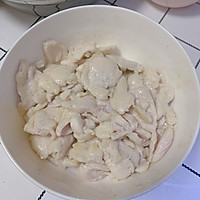 #东古家味美食#减脂菜减肥菜 当季时蔬 冬笋滑溜鸡片的做法图解3