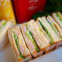 鸡肉虾仁三明治的做法图解10