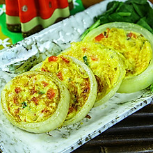 圆圆的洋葱鸡蛋饼