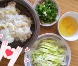 蔬菜鸡蛋炒饭的做法