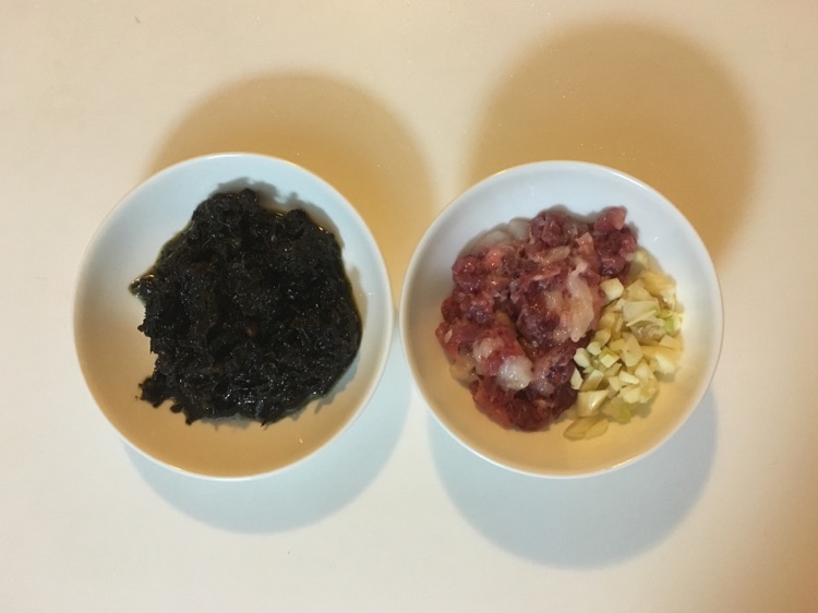 橄榄菜四季豆的做法图解2