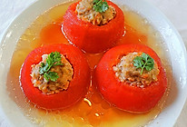 番茄酿肉的做法