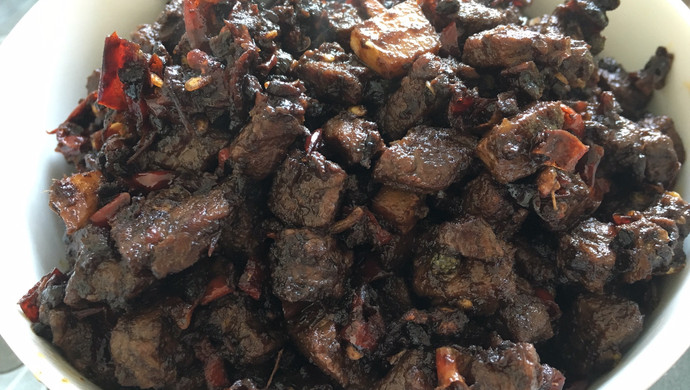 豆豉牛肉粒