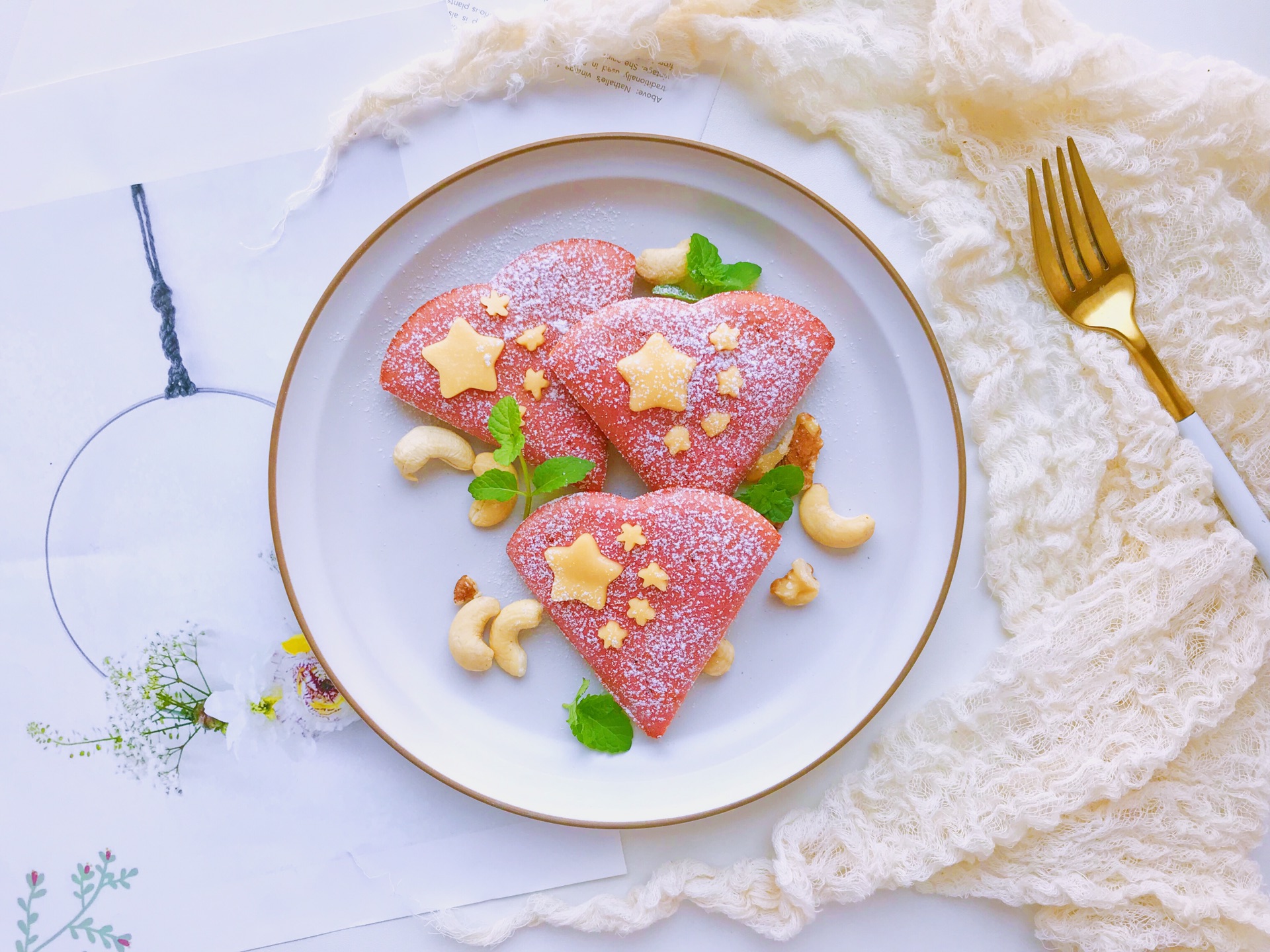 A patriotism beetroot waffle low calorie version