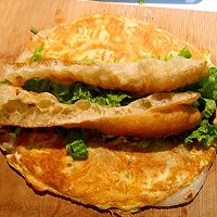 三分钟早餐鸡蛋煎饼的做法图解7