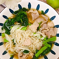 广东｜时蔬肉片面的做法图解7