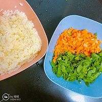 菠菜胡萝卜饭的做法图解4