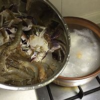 瑶柱虾蟹粥的做法图解4