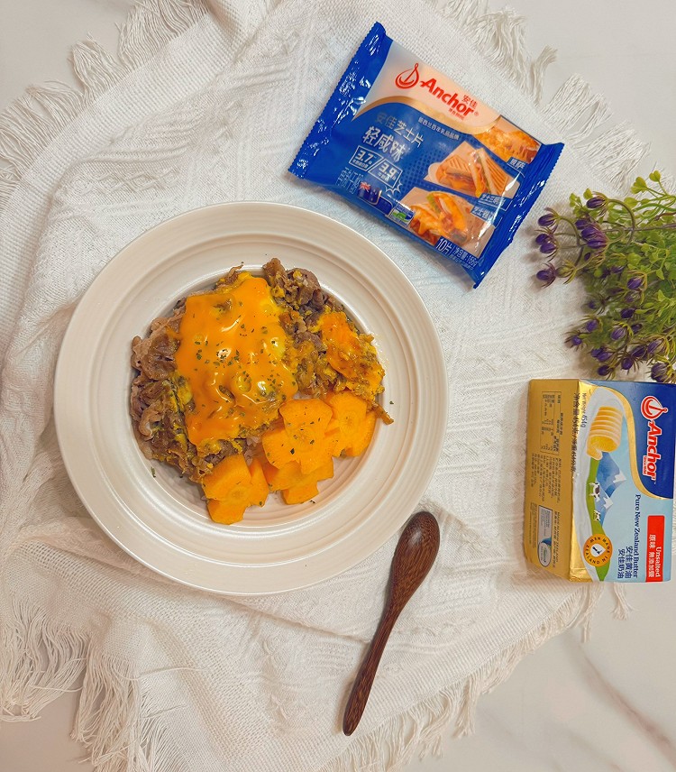 芝士肥牛盖饭的做法