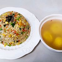 #给年味整点鲜的#多彩蛋炒饭的做法图解13
