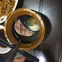 皮蛋肉饼汤