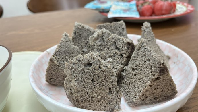 减脂好帮手#黑芝麻山药泥糕