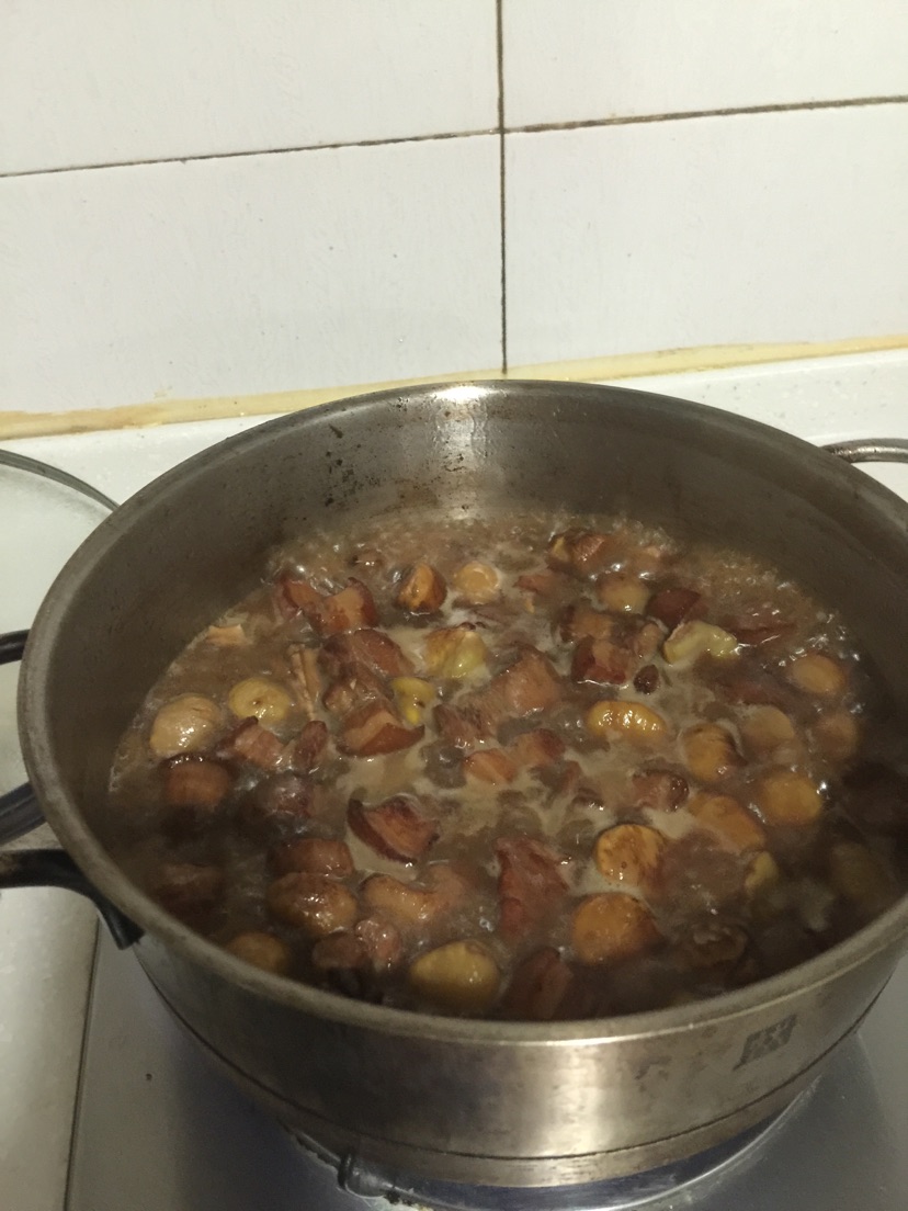 板栗红烧肉的做法图解11