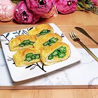 芝士秋葵厚蛋烧的做法图解15