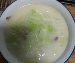 干鱼白菜汤的做法