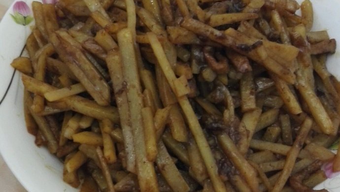 猪肉丝炒土豆条