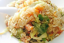 胡萝卜包菜炒饭的做法