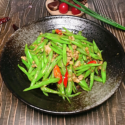 家常小炒四季豆