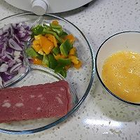 全麦煎饼卷蔬菜培根紫薯班戟的做法图解6