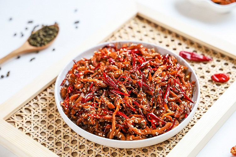 麻辣鸡丝的做法
