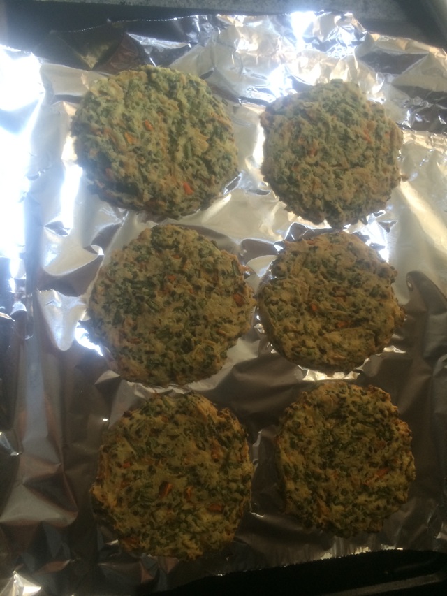 豆渣蔬菜饼（烤箱版）的做法图解4