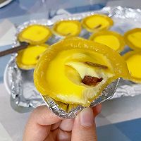 #“佳”节好滋味#香香甜甜的蛋挞（草莓味、原味超简单做法）的做法图解14