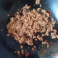 碎米芽菜炒肉沫的做法图解5