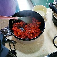 番茄浓汤水饺的做法图解3