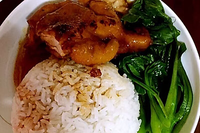 照烧鸡扒饭
