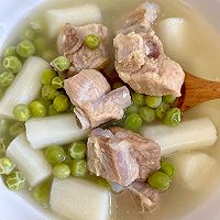 #春日露营#豌豆山药排骨汤的做法图解6
