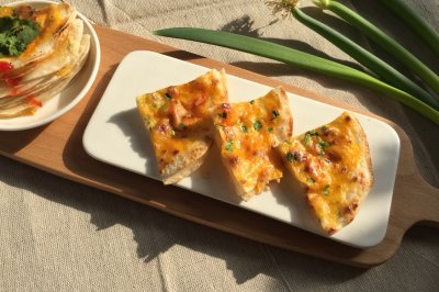 饺子皮～葱香鸡蛋饼