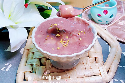 榴莲芋圆红豆沙