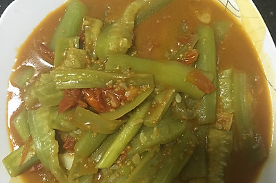 小番茄炒丝瓜