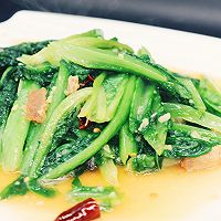 猪油渣油麦菜的做法图解10