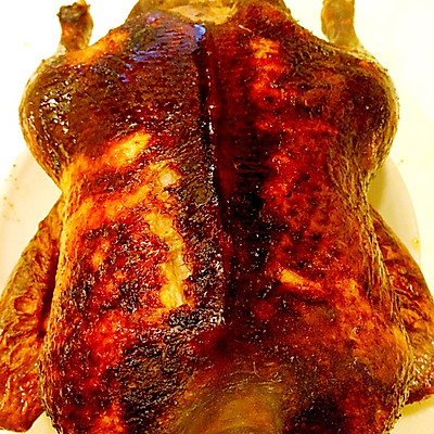 感恩节烤火鸭之三--烤鸭