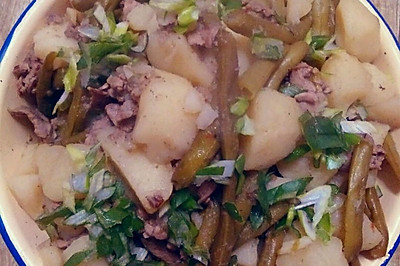猪肉土豆炖豆角