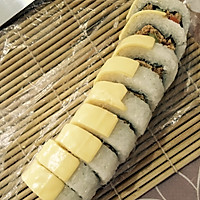 芝士肉松寿司的做法图解6
