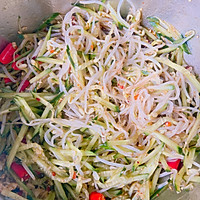 #珍选捞汁 健康轻食季#捞汁豆芽的做法图解6