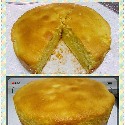 蛋黄海绵蛋糕(六寸)