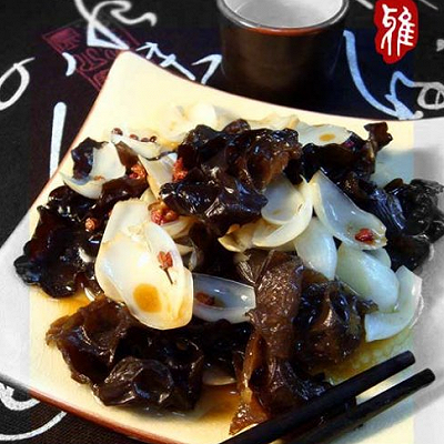 鲜蔬黑白炒