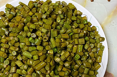 无添加剂的自制酸豆角