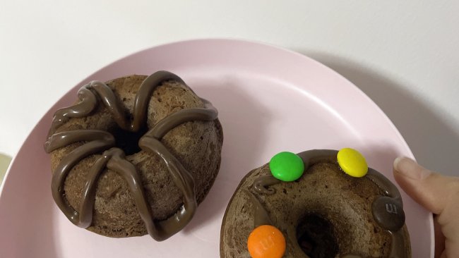 松饼粉爆浆巧克力甜甜圈的做法