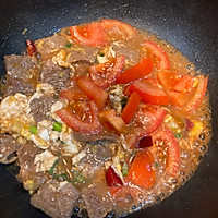 番茄鸡蛋牛肉的做法图解4
