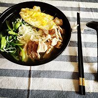 瘦肉青菜面的做法图解5