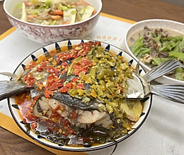 双椒（剁椒）鱼头的做法
