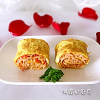 西红柿炒米饭鸡蛋卷#全民赛西红柿炒鸡蛋#的做法图解13