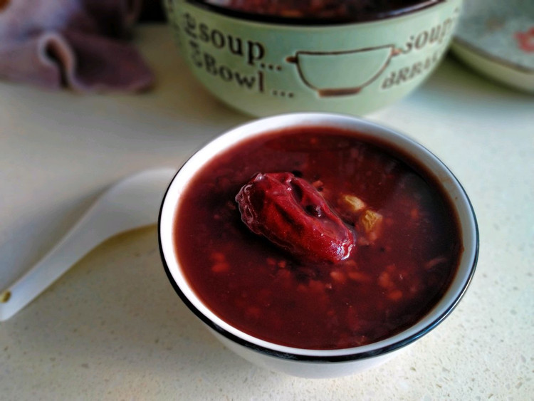 血糯米红豆粥的做法