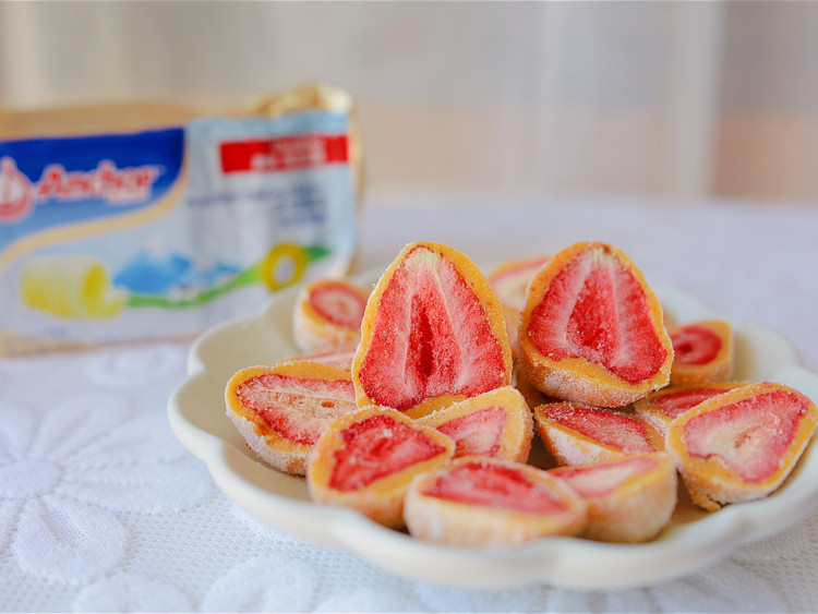 新年零食•奶香草莓干的做法