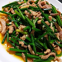  清爽不腻~韭菜花肉丝的做法图解7