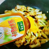 爆炒松花菜太太乐鲜鸡汁蒸鸡原汤的做法图解12